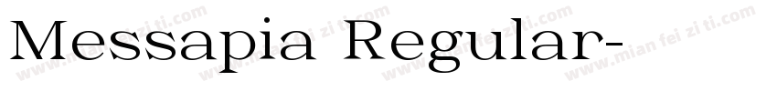 Messapia Regular字体转换